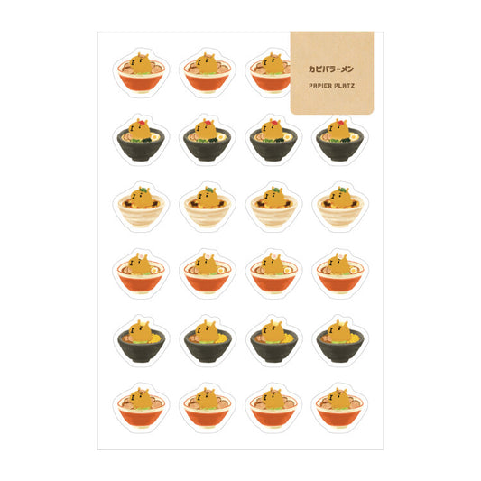 Cabybara Ramen Sticker Sheet