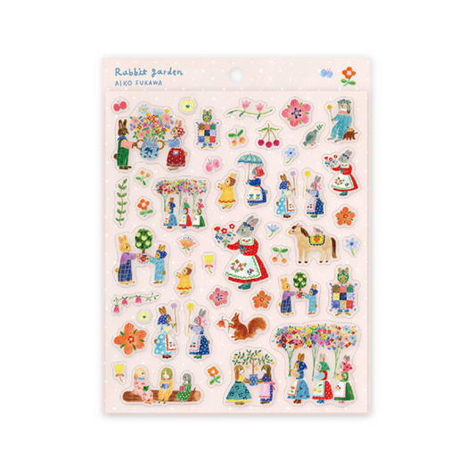 Rabbit Garden Sticker Sheet