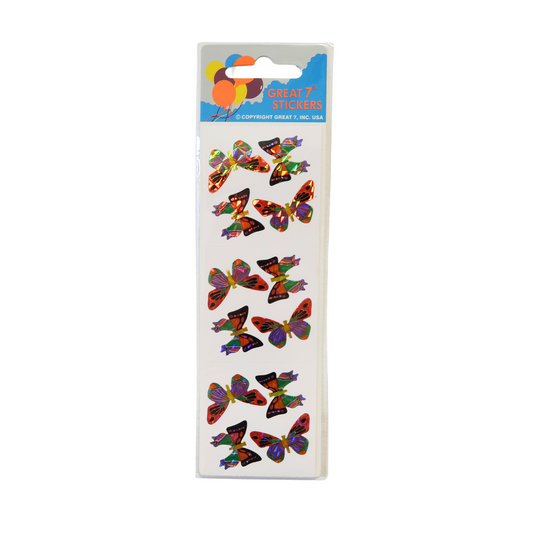 Prismatic Butterfly Stickers