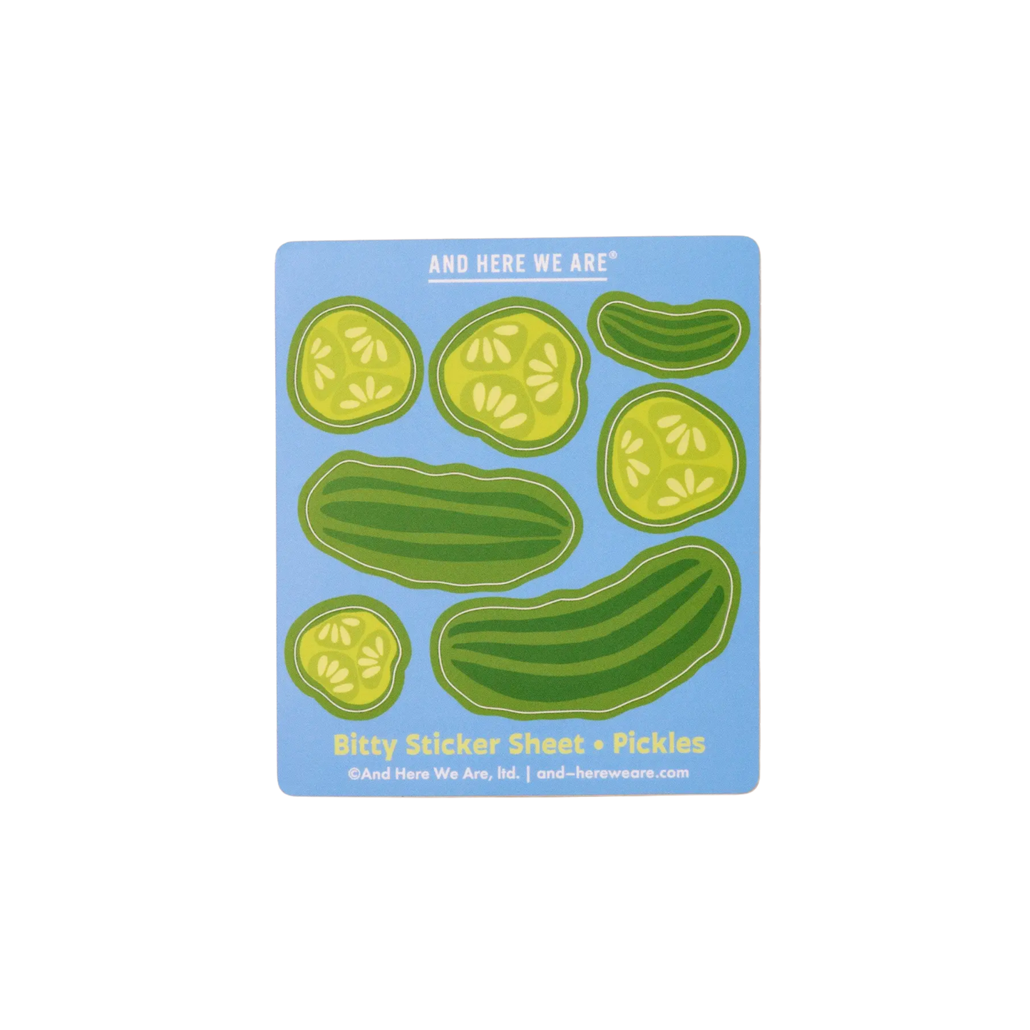 Pickle Sticker Sheet
