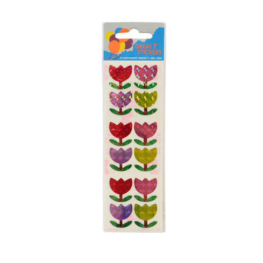Prismatic Tulip Stickers
