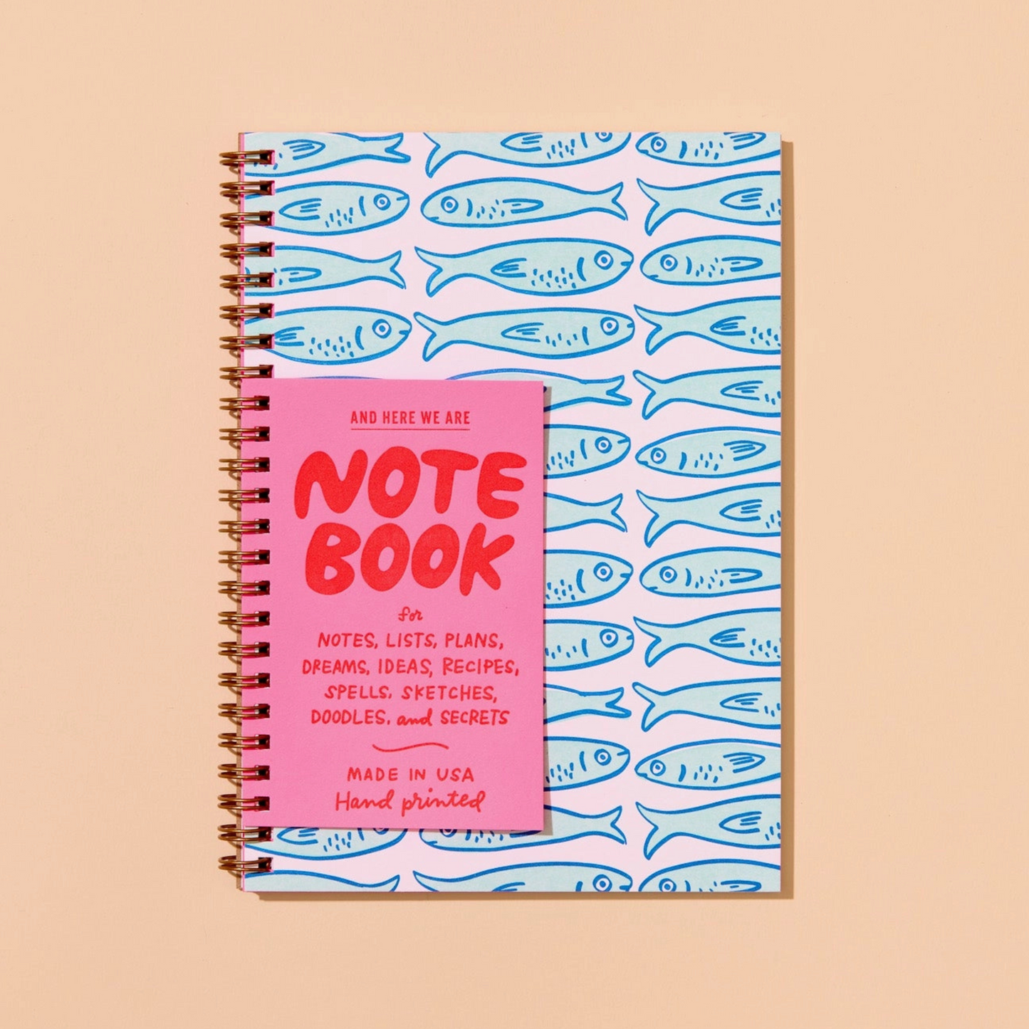 Sardines Spiral Notebook