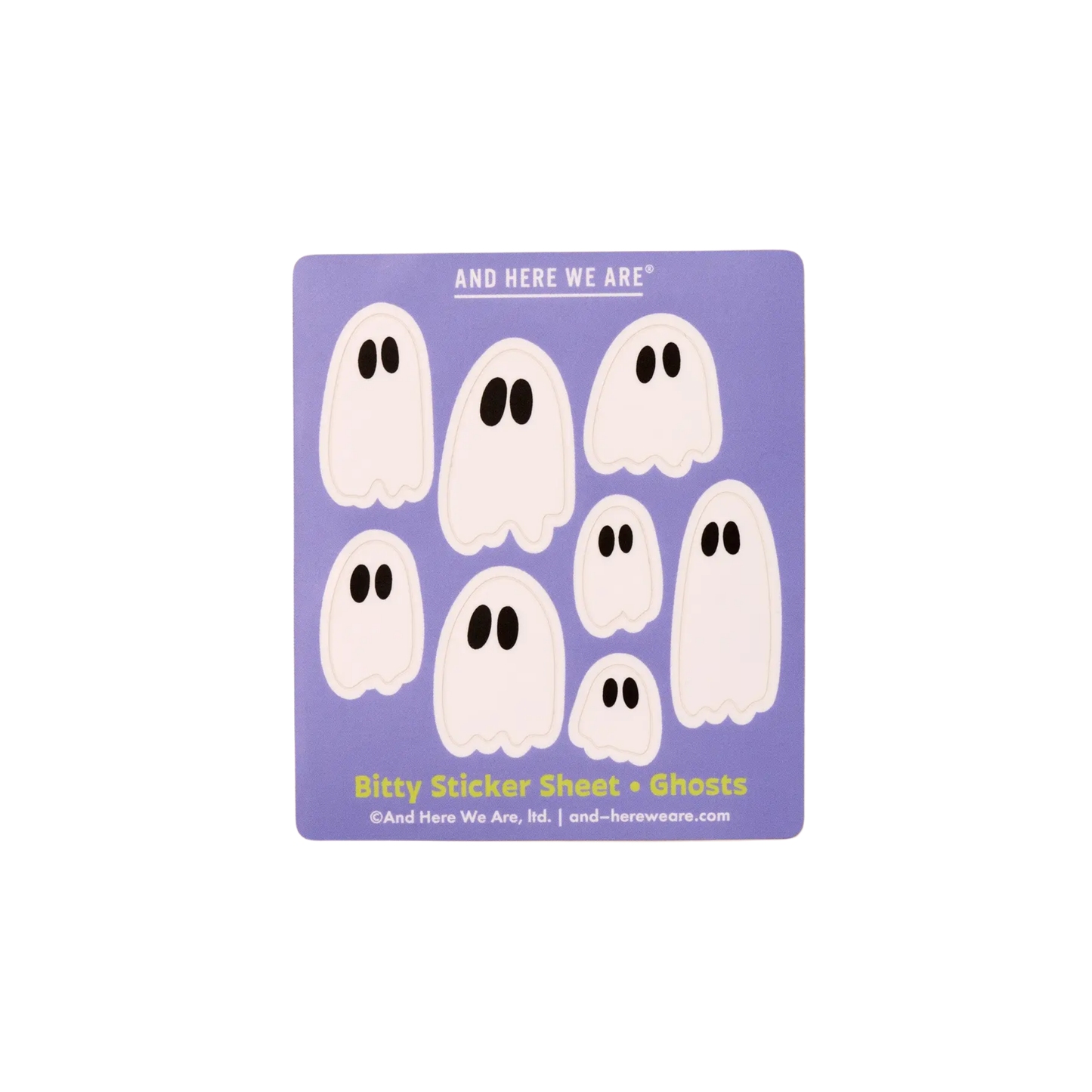 Ghost Sticker Sheet