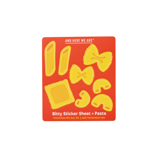Pasta Sticker Sheet