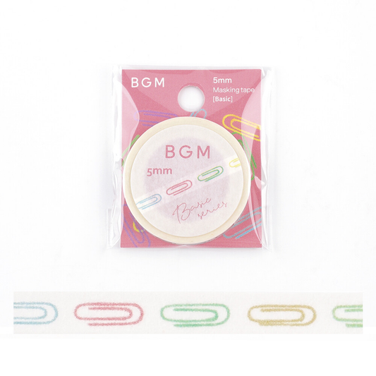 Mini Paperclips Washi Tape
