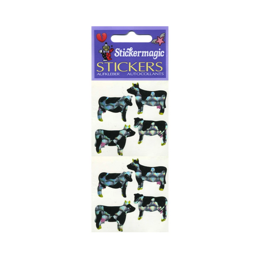 Sparkle Cow Stickers