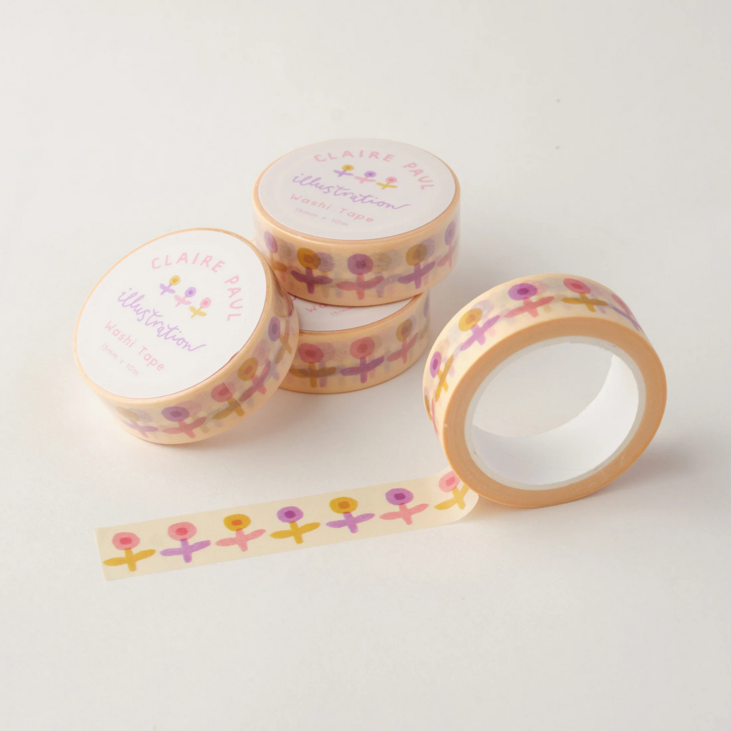 Pastel Buds Washi Tape