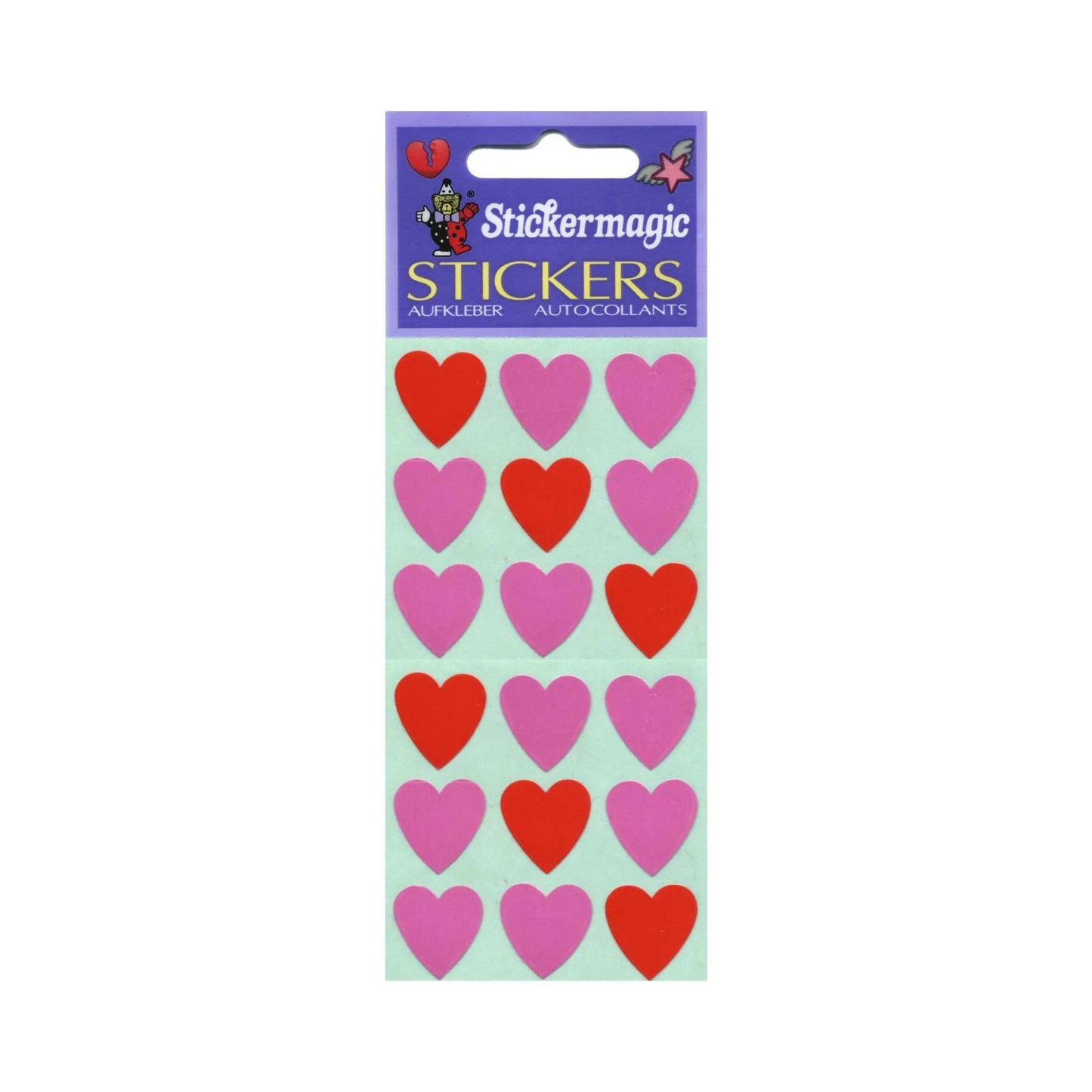 Pink Heart Stickers