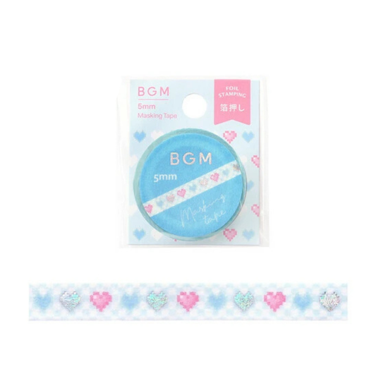 Pixel Hearts Washi Tape