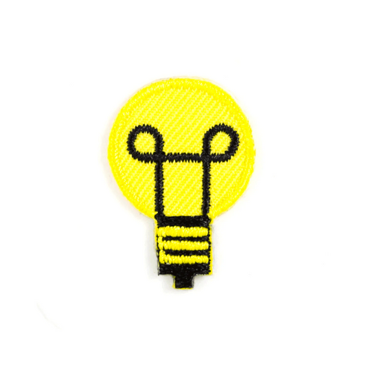 Light Bulb Sticker Patch