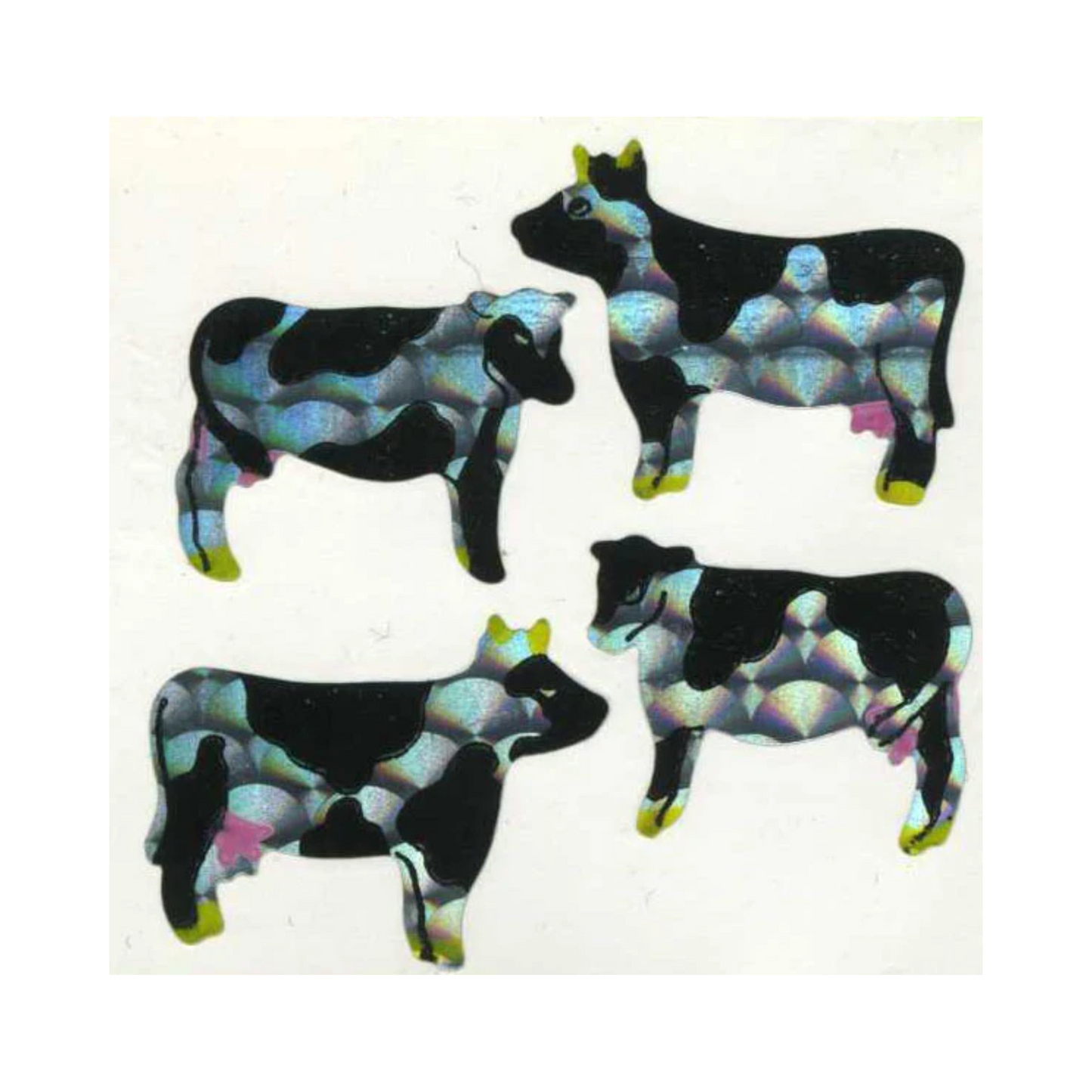 Sparkle Cow Stickers