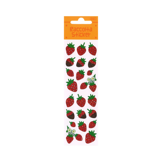 Holo Strawberry Stickers