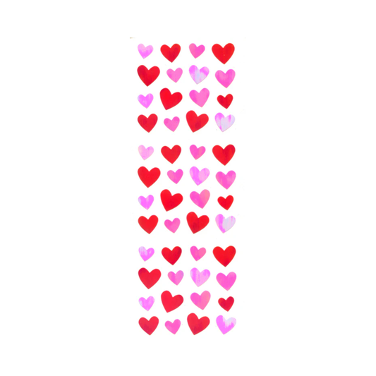 Cute Pearlie Hearts Sticker Sheet