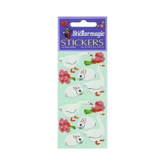 Geese & Bunny Stickers