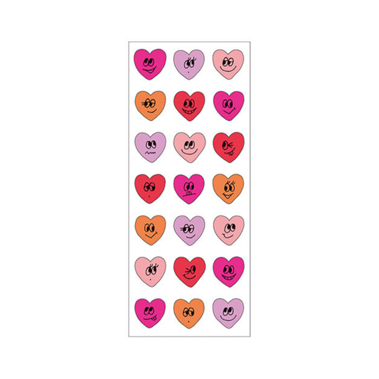 Heart Emoji Sticker Sheet