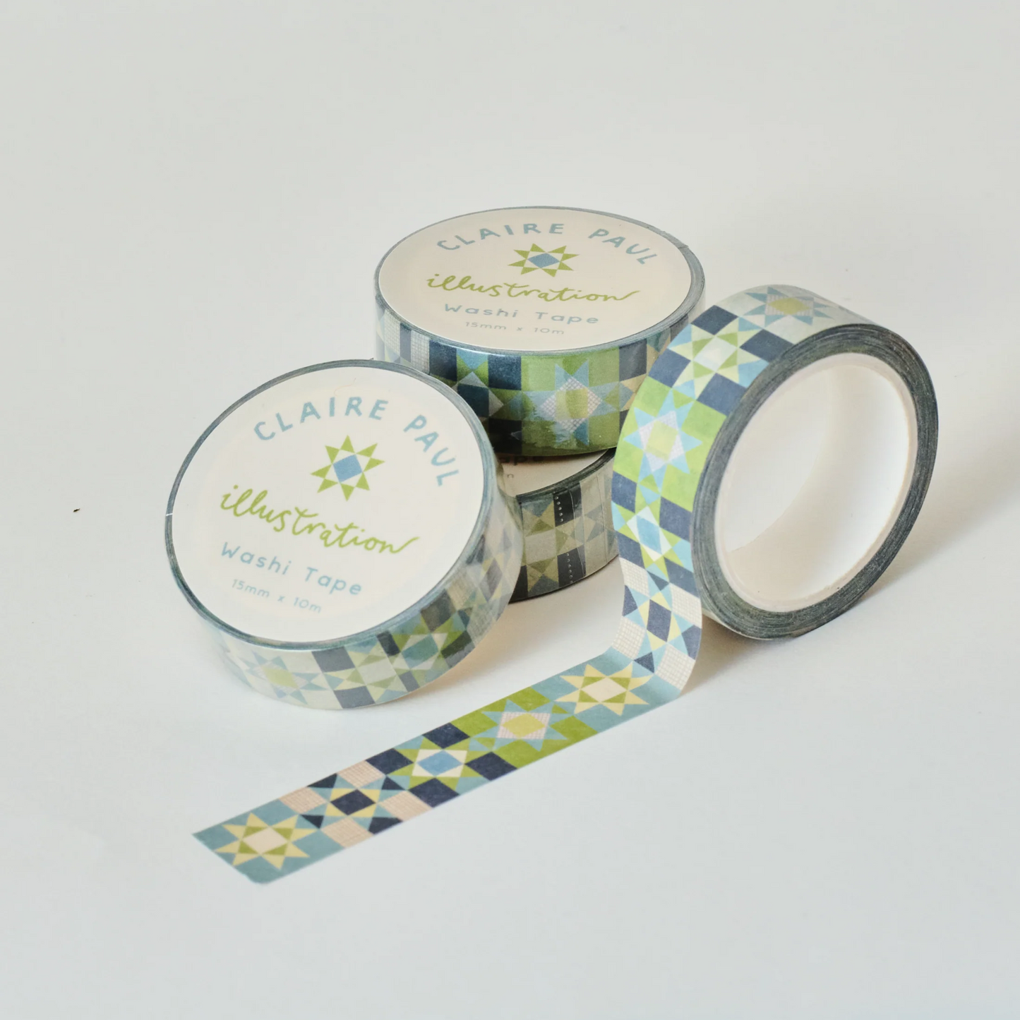 Blue Ohio Star Washi Tape