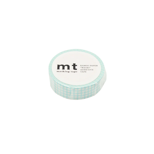 Mint Blue Grid MT Washi Tape