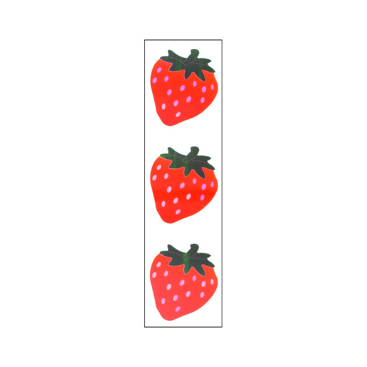 Giant Pearlie Strawberry Stickers
