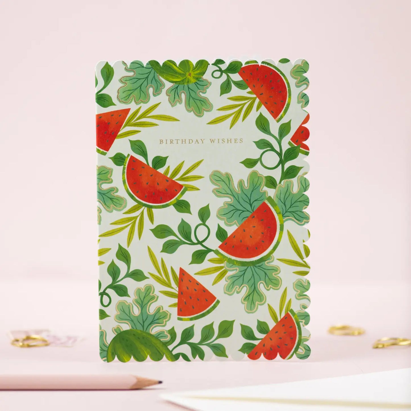 Watermelon Birthday Wishes Card