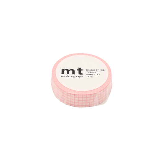 Light Pink Grid MT Washi Tape