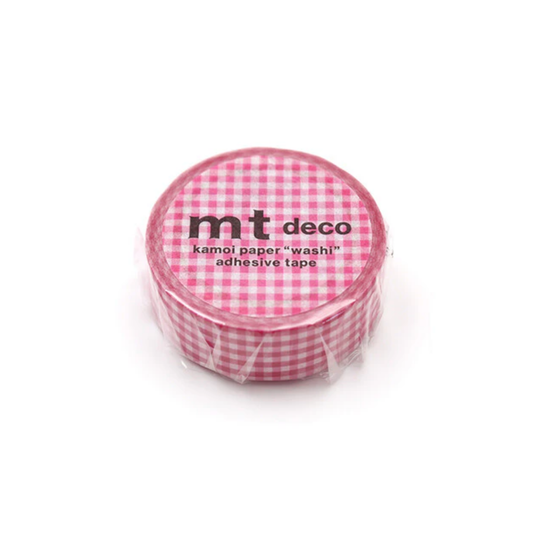 Red Gingham MT Washi Tape