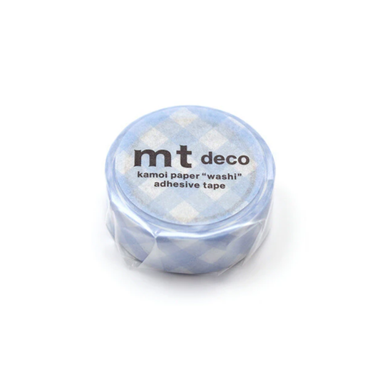 Blue Picnic Gingham MT Washi Tape