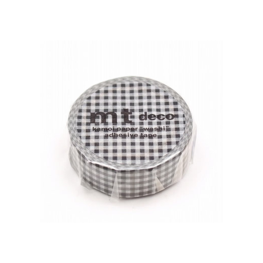 Black Gingham MT Washi Tape