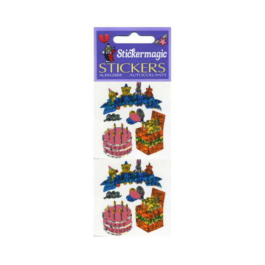 Sparkle Birthday Stickers