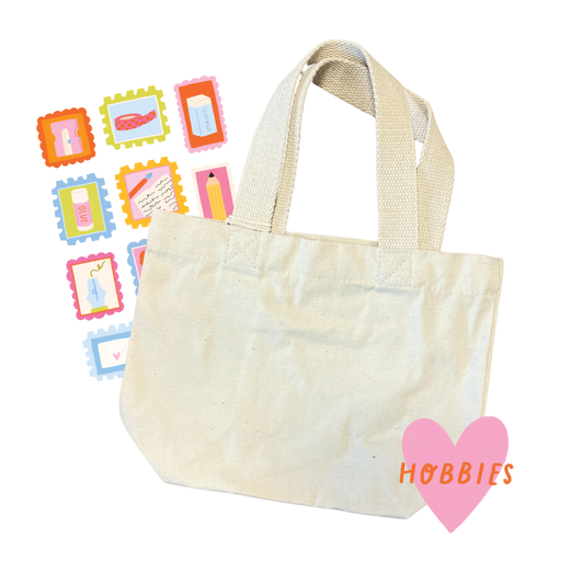 Mini Tote Bag + Transfers Bundle