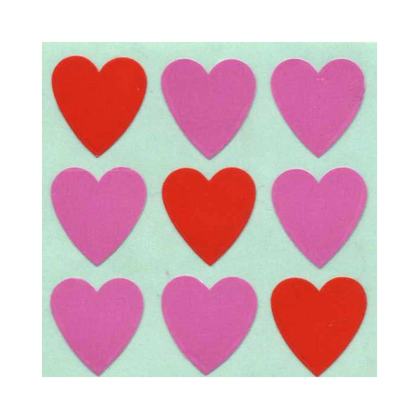 Pink Heart Stickers