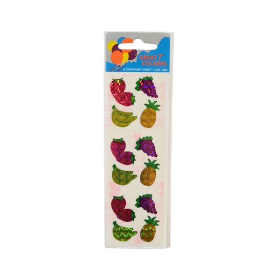 Prismatic Fruit Stickers