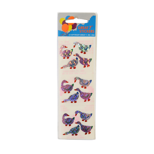 Prismatic Geese Stickers