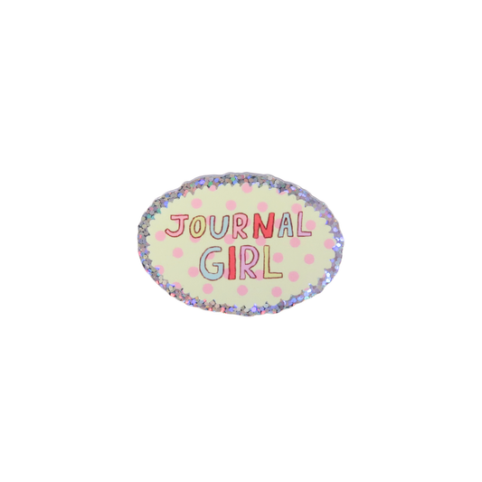 Journal Girl Sticker
