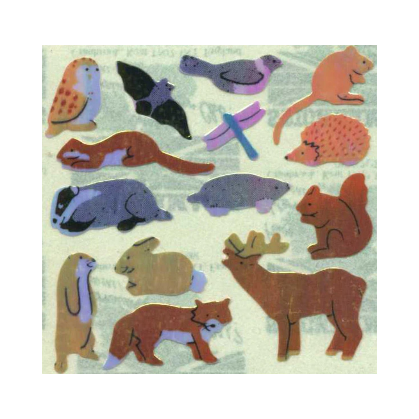 Micro Forest Friends Stickers