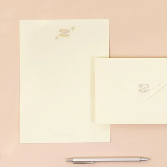Aurora Shell Letter Writing Set