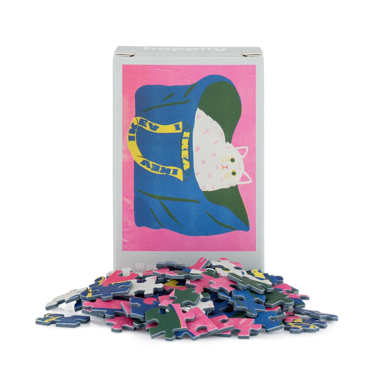 Cat in A Bag Pocket Sized Jigsaw Puzzle