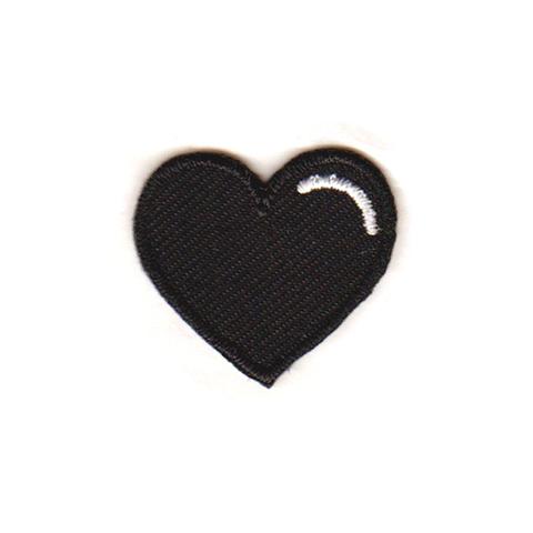 Black Heart Sticker Patch