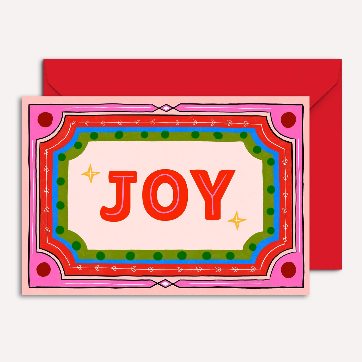 JOY Festive Christmas Card