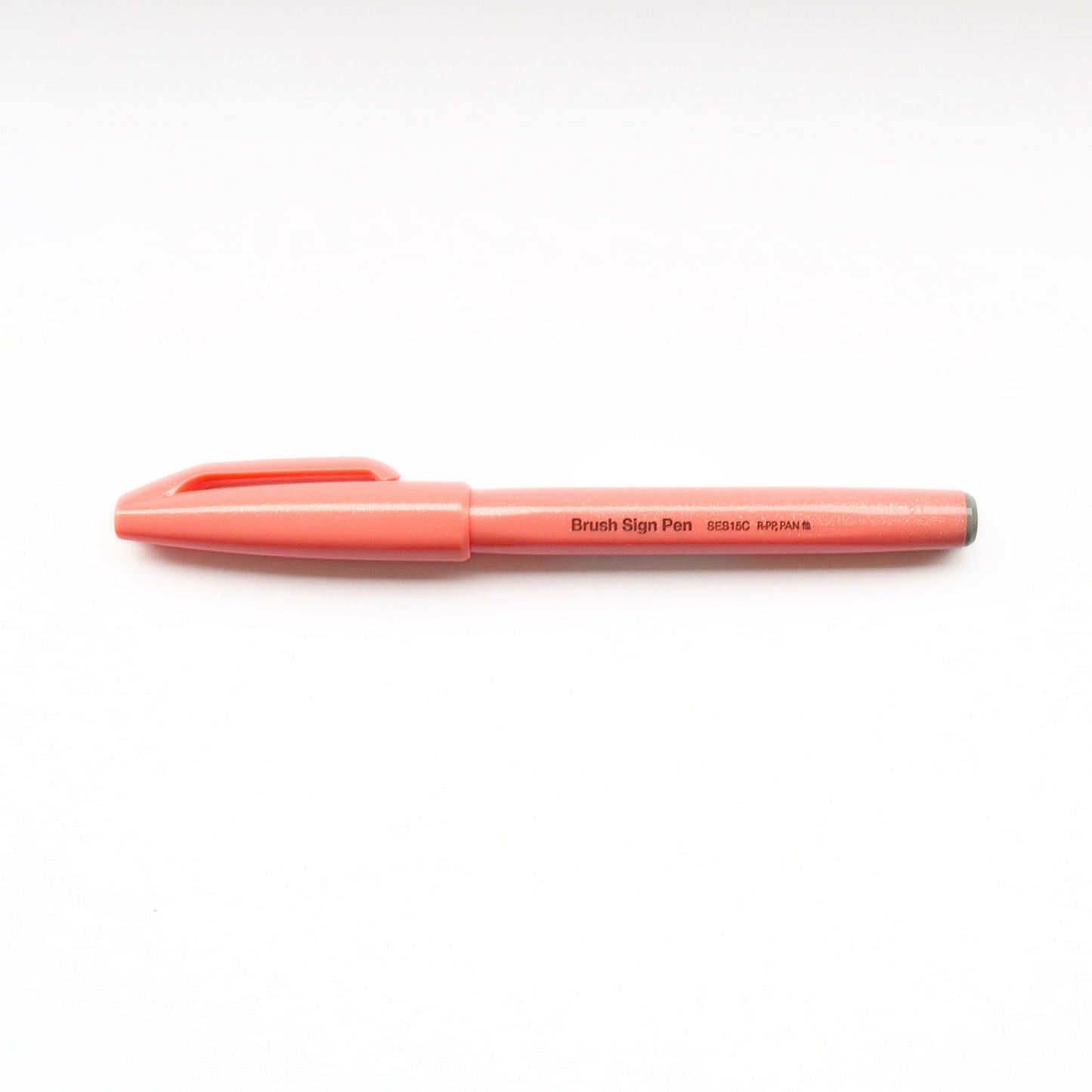 Coral Orange Brush Sign Pen