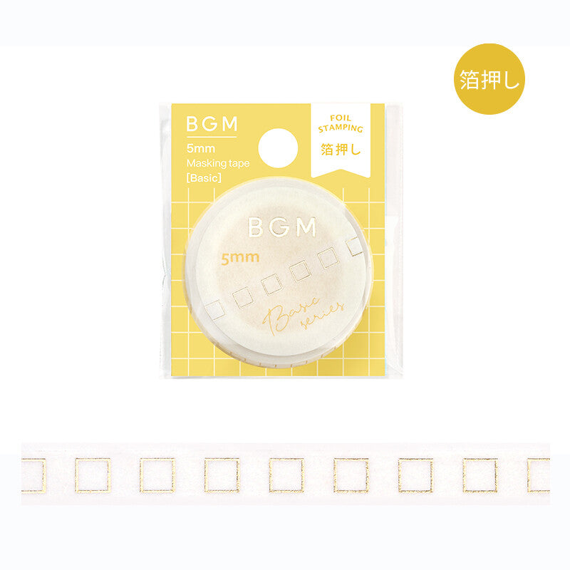 Gold Tick Box Washi Tape