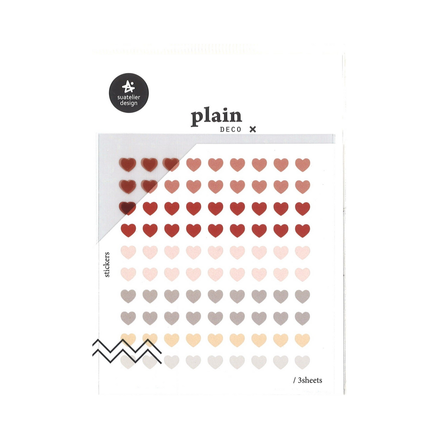 Translucent Heart Sticker Sheets