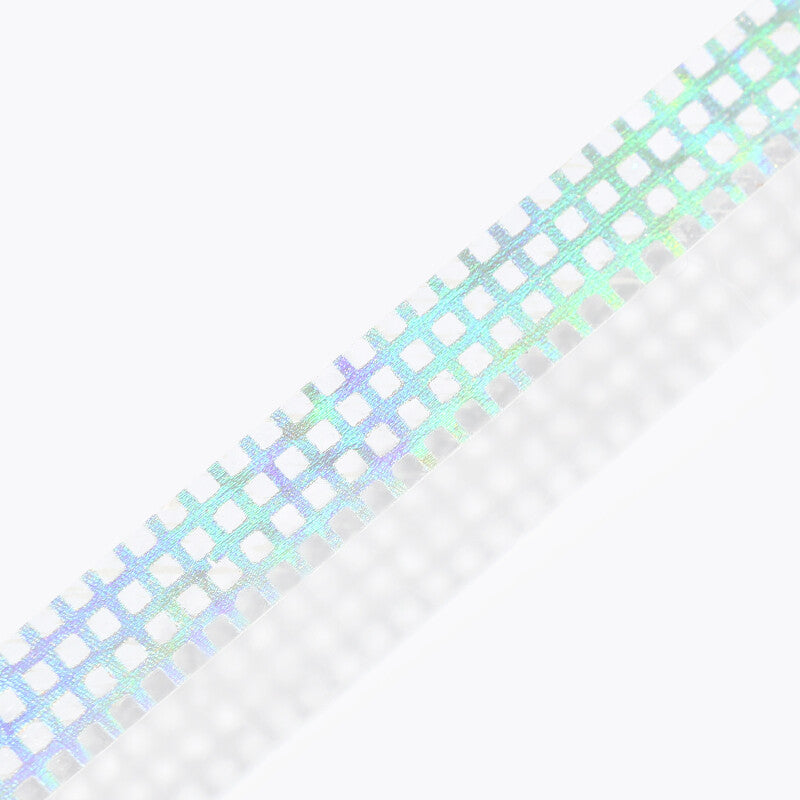 Clear Holographic Grid Washi Tape