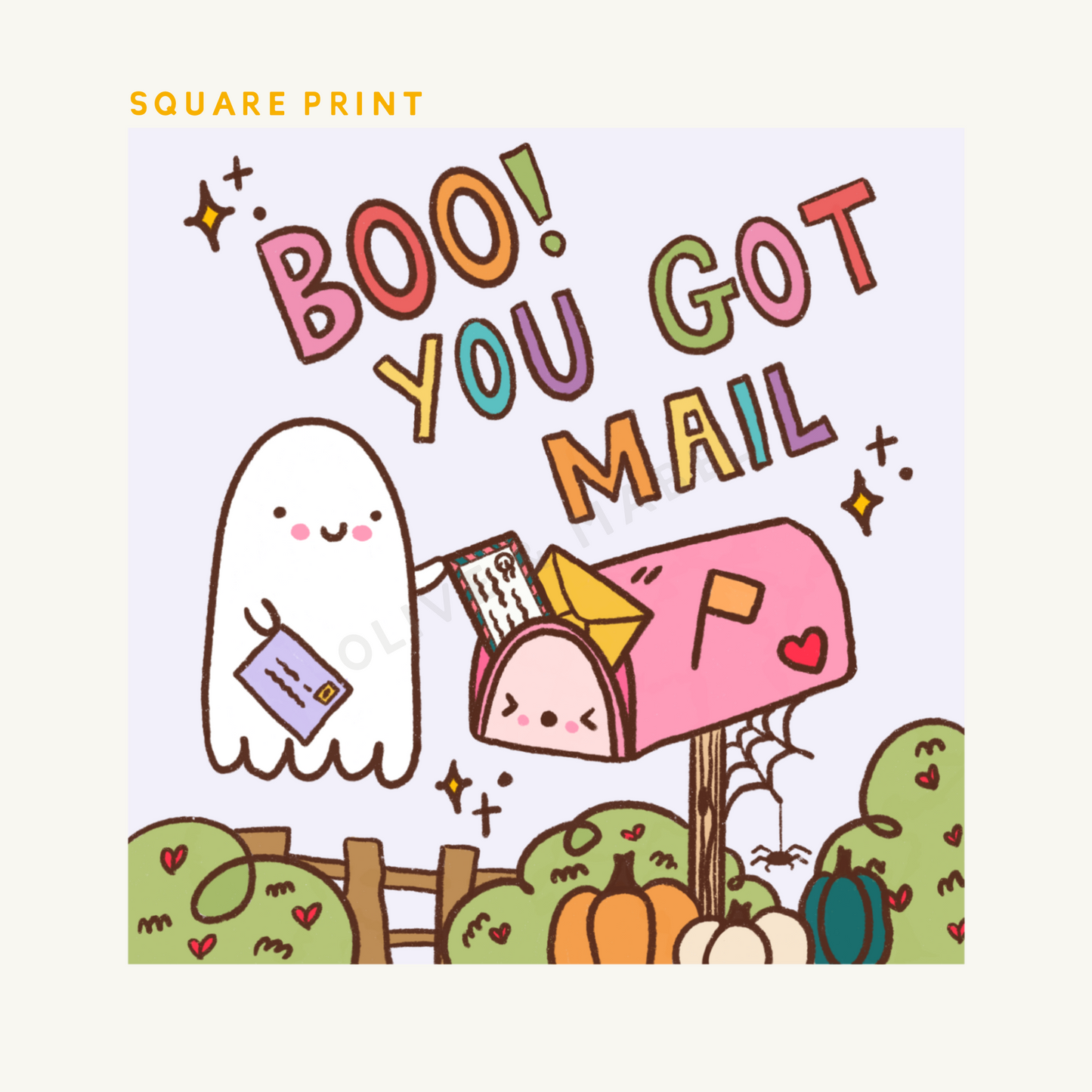 Boo, You Got Mail Print