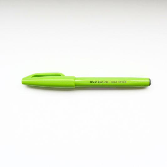 Light Green Brush Sign Pen