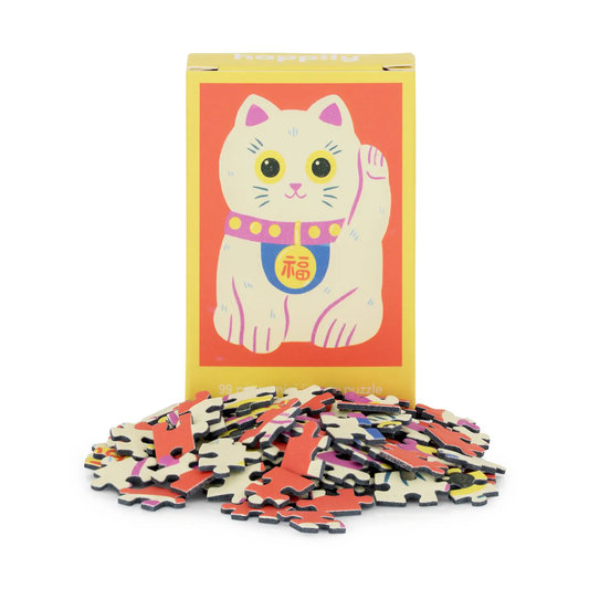Lucky Cat Pocket Sized Jigsaw Puzzle