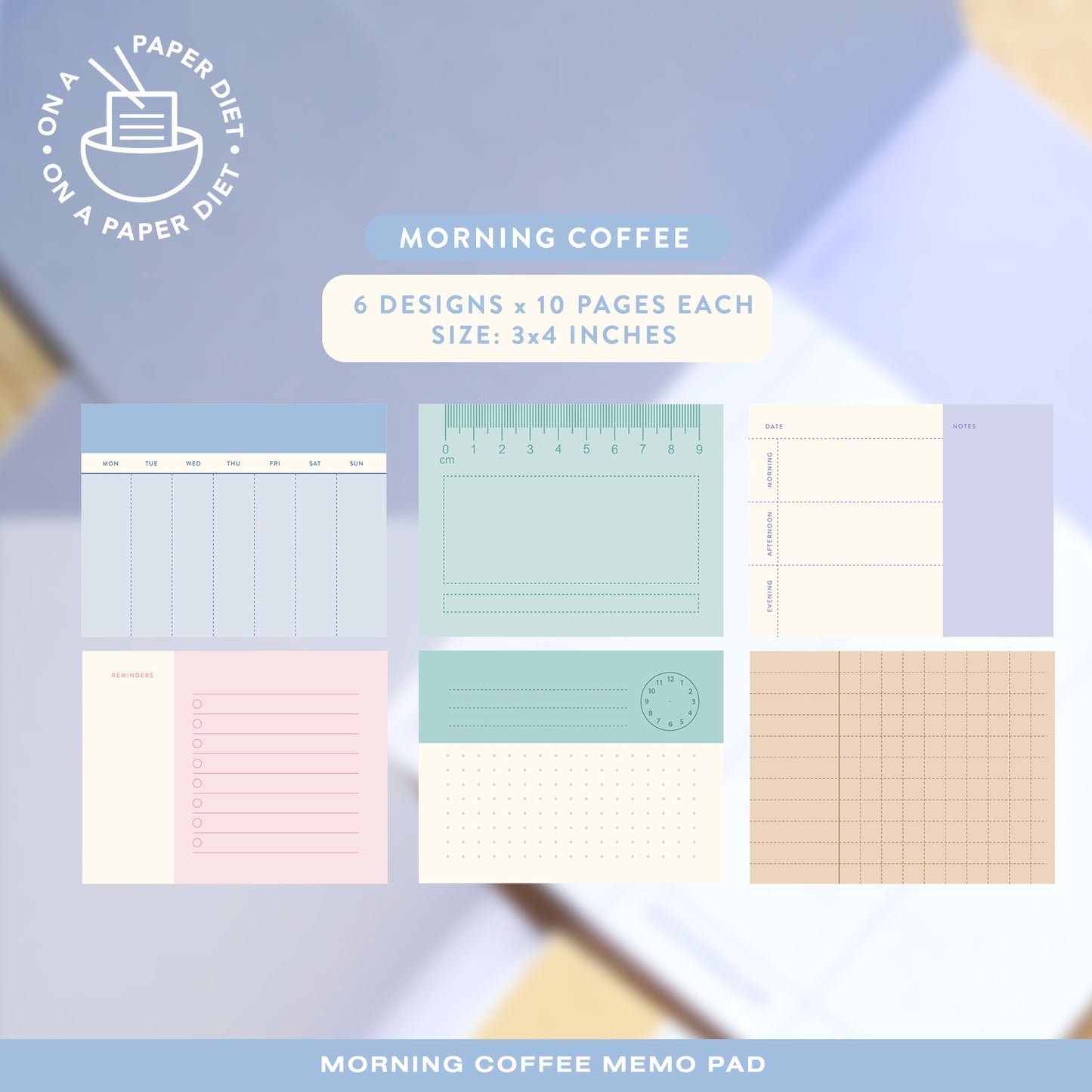 Caffeine Memo Pad