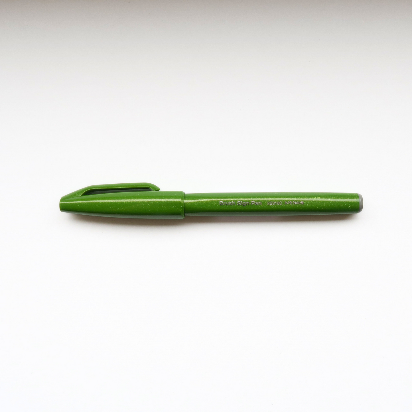 Olive Green Brush Sign Pen