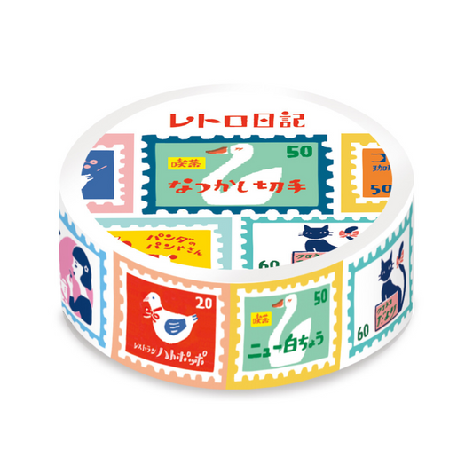 Retro Stamp Washi Tape