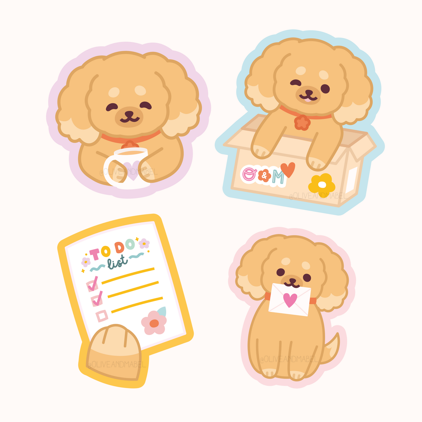 Office Pup Sticker Pack
