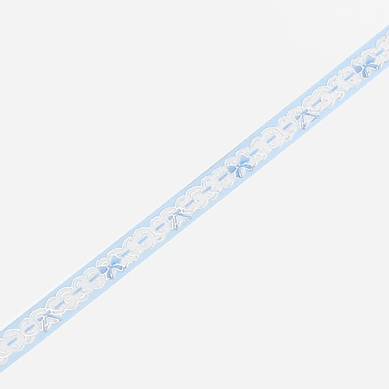 Silver Foiled Lace Washi Tape